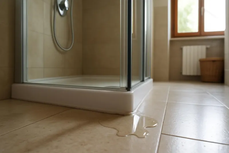 Doccia che perde acqua: i punti da controllare prima che il problema peggiori