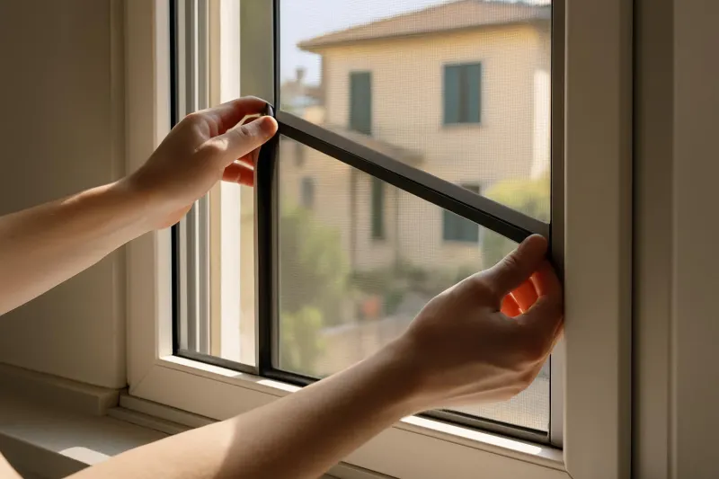 Zanzariera che non scorre o non si chiude bene: cosa controllare